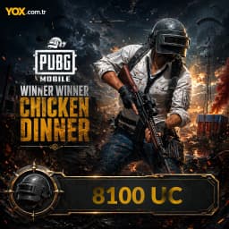 PUBG Mobile 8100 UC Satın Al PUBG Mobile 8100 UC Satın Al