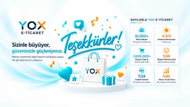 Yox e-ticaret platformu müşteri memnuniyeti Yox e-ticaret platformu müşteri memnuniyeti