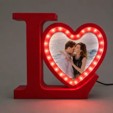 Love Led Işıklı Çerçeve Love Led Işıklı Çerçeve